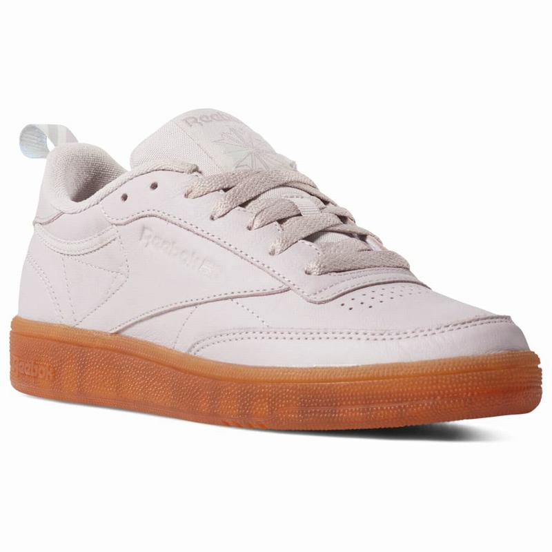 Tenisi Reebok Club C 85 Dama Violet/Maro Romania UI3535ZK